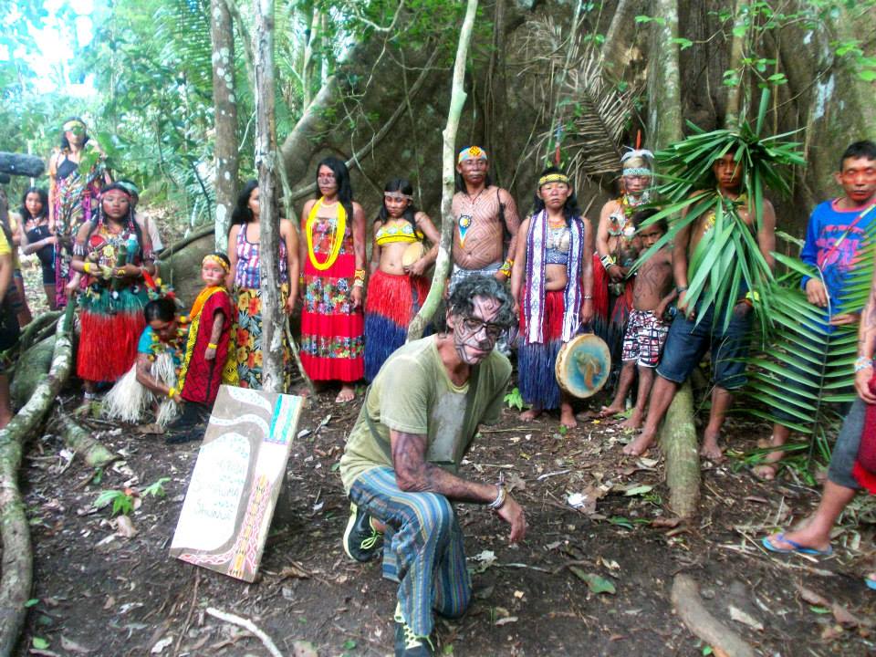 Nagual Uchu: šamanski večer z utrinki iz Amazonije v knjižnici Fužine, 17. december 2014